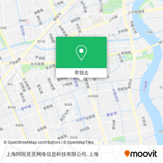 上海阿啦灵灵网络信息科技有限公司地图