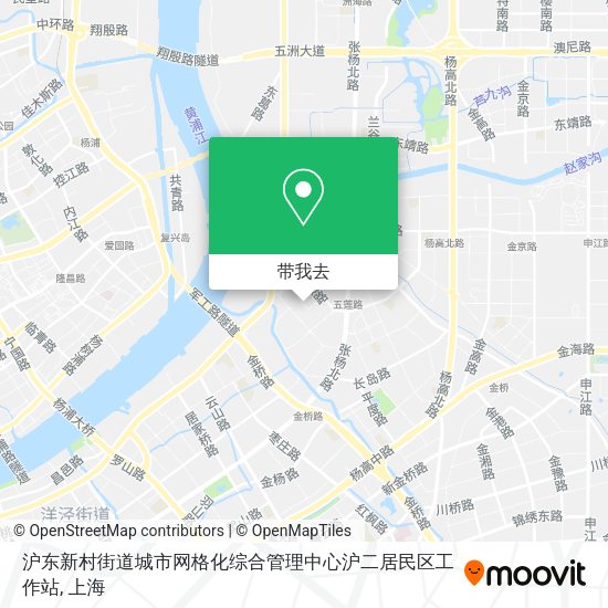 沪东新村街道城市网格化综合管理中心沪二居民区工作站地图