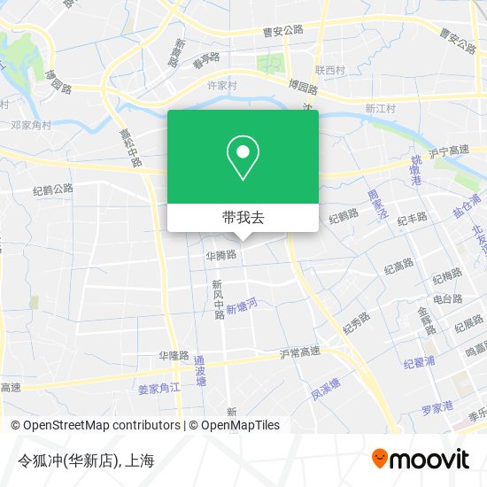 令狐冲(华新店)地图
