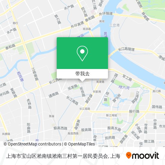 上海市宝山区淞南镇淞南三村第一居民委员会地图