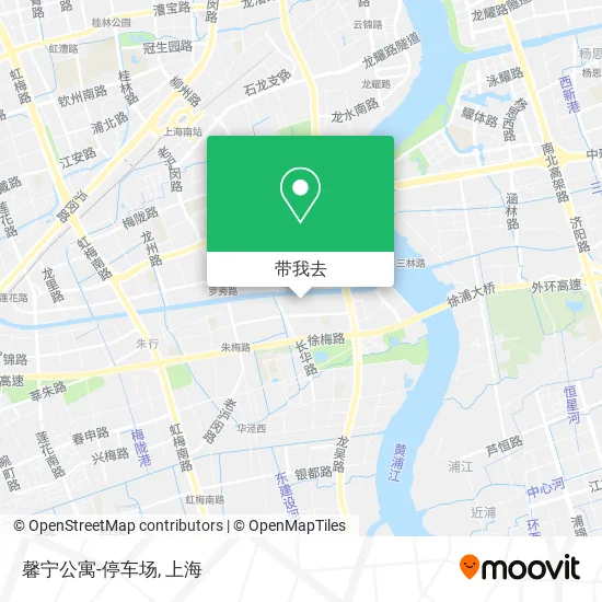 馨宁公寓-停车场地图