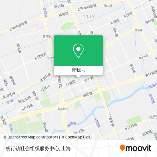 杨行镇社会组织服务中心地图