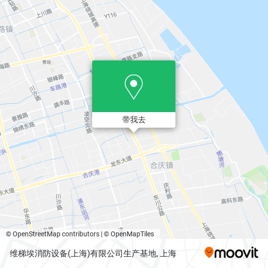 维梯埃消防设备(上海)有限公司生产基地地图