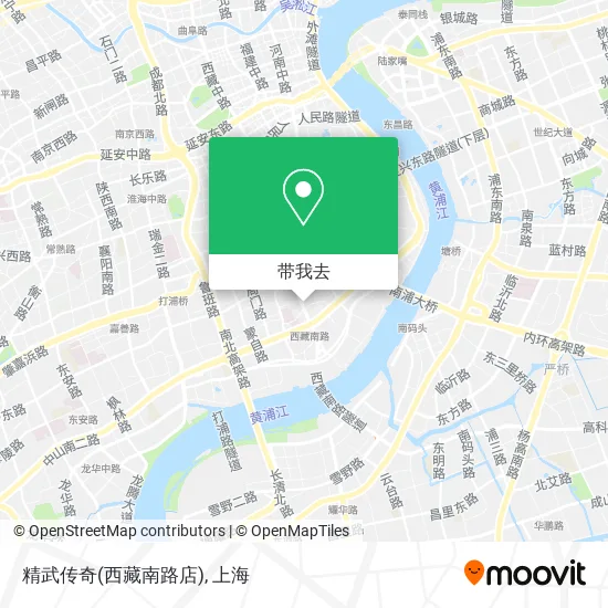 精武传奇(西藏南路店)地图