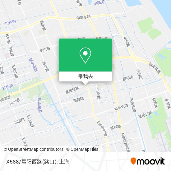 X588/晨阳西路(路口)地图