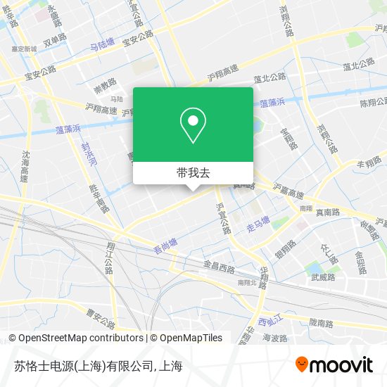 苏恪士电源(上海)有限公司地图