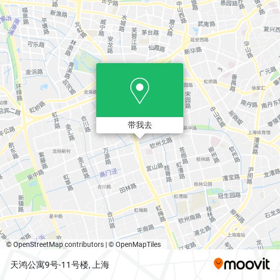 天鸿公寓9号-11号楼地图