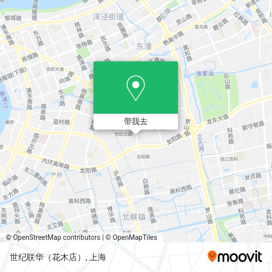 世纪联华（花木店）地图