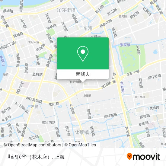 世纪联华（花木店）地图