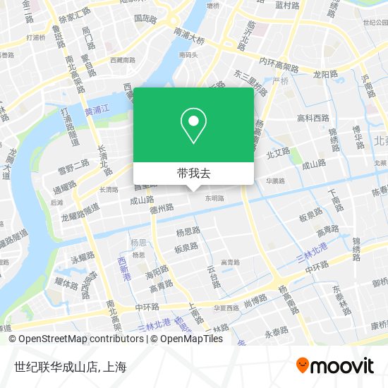 世纪联华成山店地图