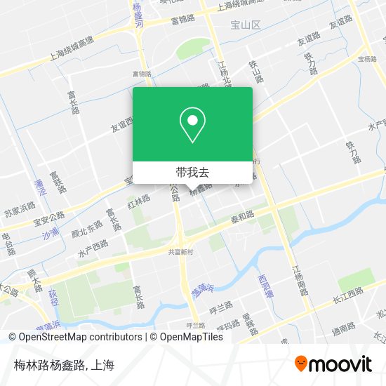 梅林路杨鑫路地图