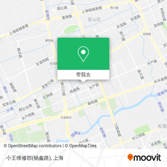 小王维修部(杨鑫路)地图