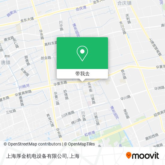 上海厚金机电设备有限公司地图