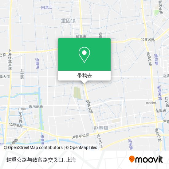 赵重公路与致富路交叉口地图