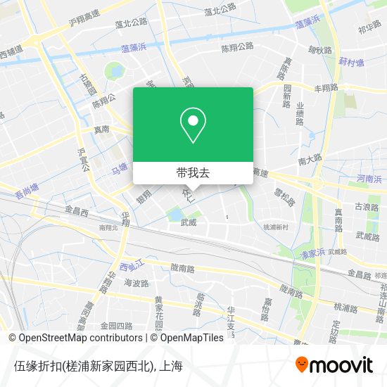 伍缘折扣(槎浦新家园西北)地图