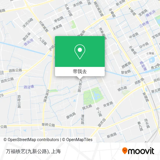 万福铁艺(九新公路)地图