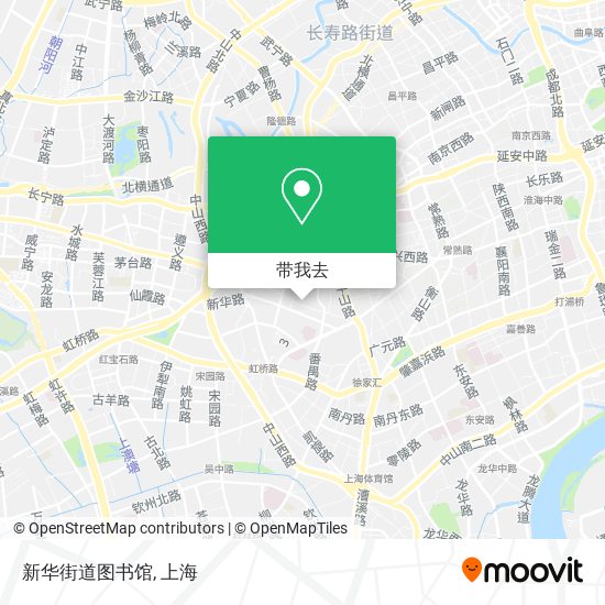 新华街道图书馆地图