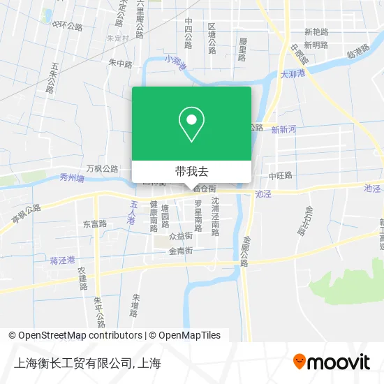 上海衡长工贸有限公司地图