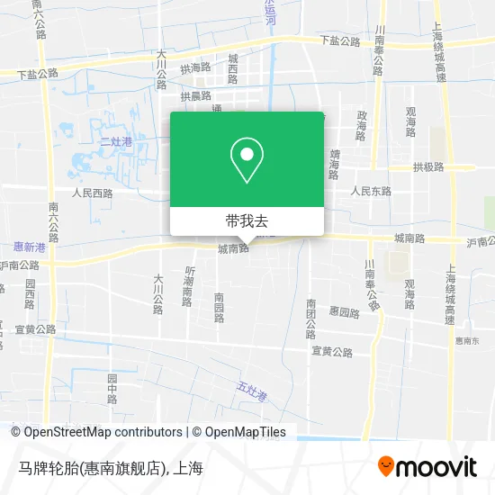 马牌轮胎(惠南旗舰店)地图