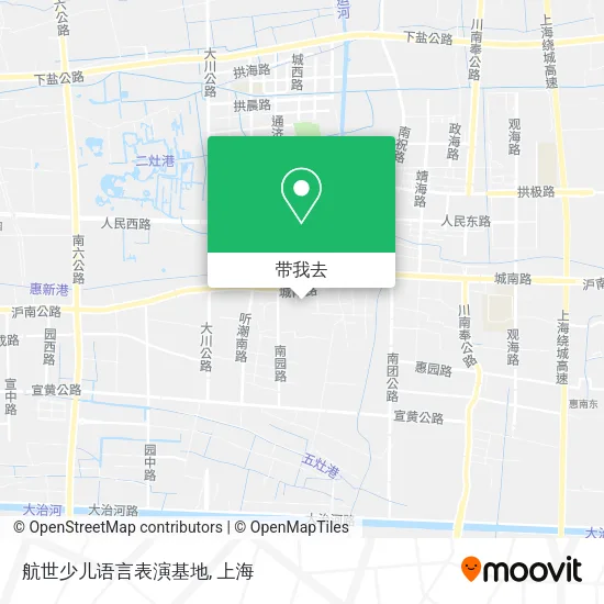 航世少儿语言表演基地地图