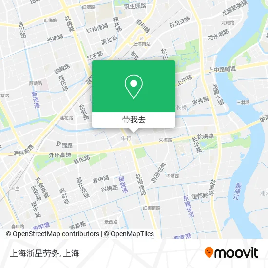 上海浙星劳务地图