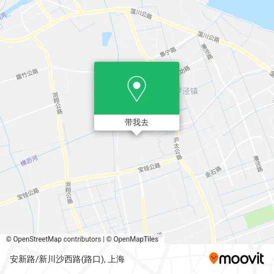 安新路/新川沙西路(路口)地图