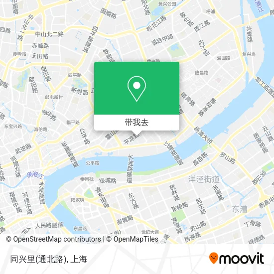 同兴里(通北路)地图