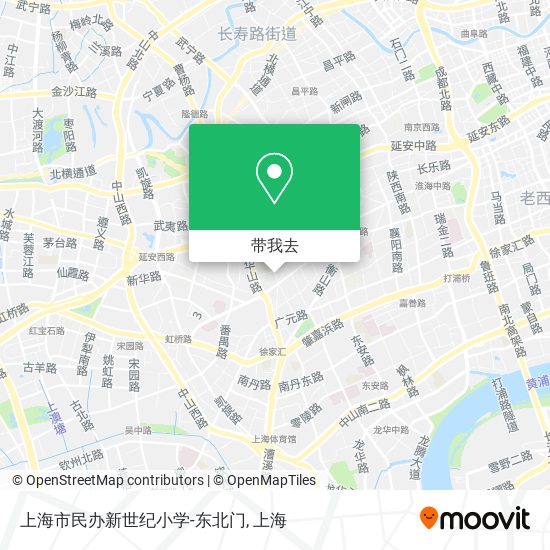 上海市民办新世纪小学-东北门地图