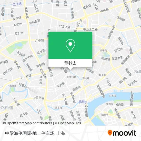 中梁海伦国际-地上停车场地图