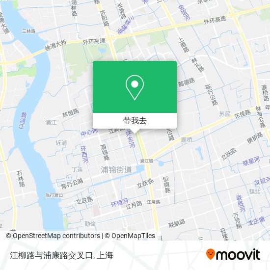江柳路与浦康路交叉口地图
