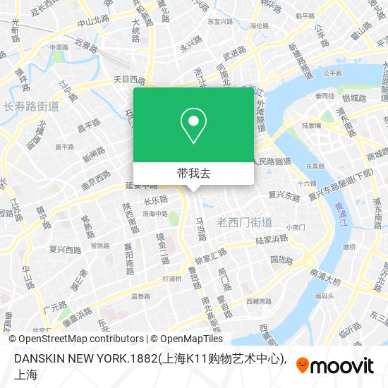 DANSKIN NEW YORK.1882(上海K11购物艺术中心)地图