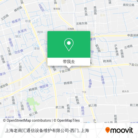 上海老南汇通信设备维护有限公司-西门地图