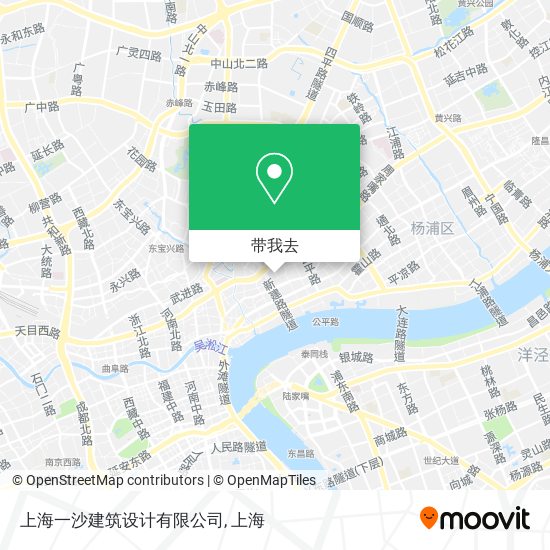 上海一沙建筑设计有限公司地图