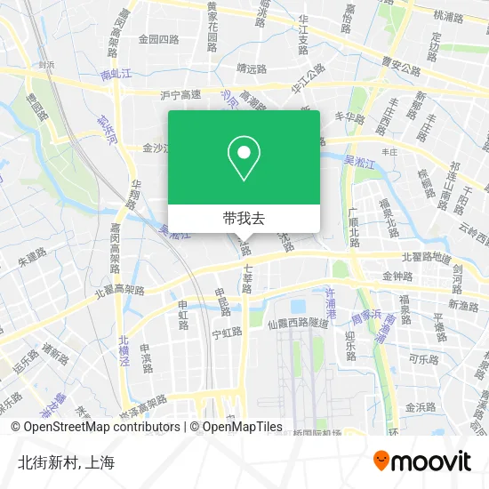 北街新村地图