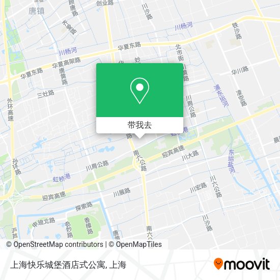 上海快乐城堡酒店式公寓地图