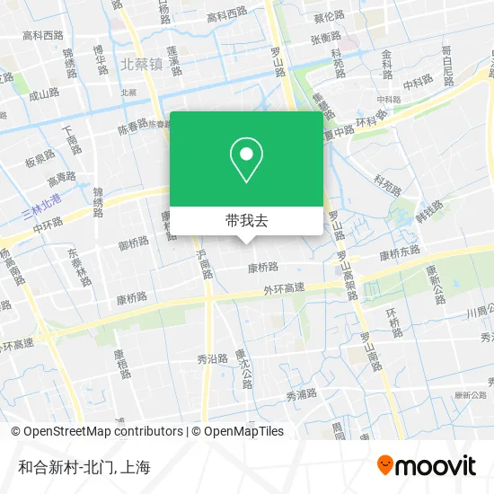和合新村-北门地图