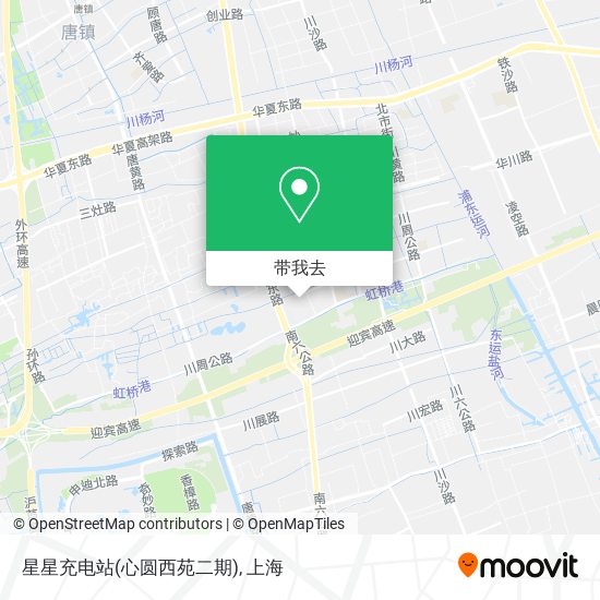 星星充电站(心圆西苑二期)地图