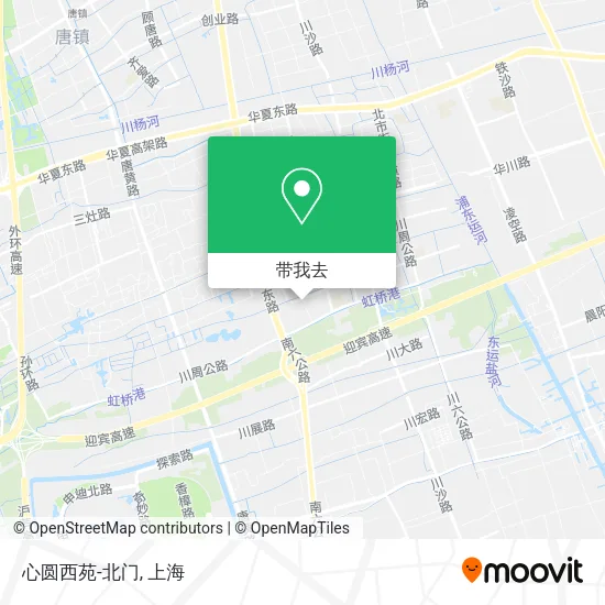 心圆西苑-北门地图