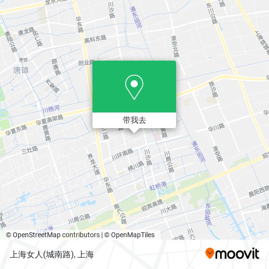 上海女人(城南路)地图