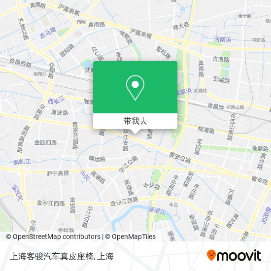 上海客骏汽车真皮座椅地图