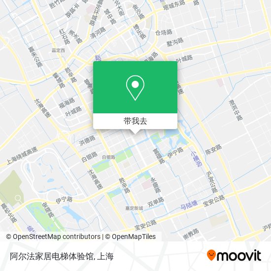 阿尔法家居电梯体验馆地图