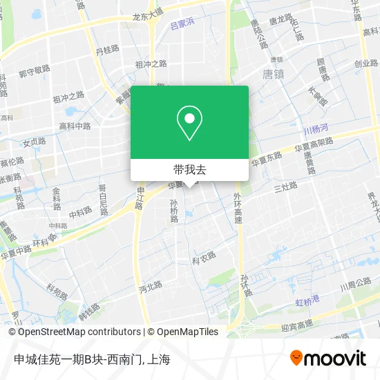 申城佳苑一期B块-西南门地图