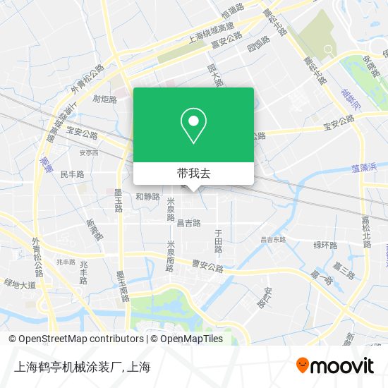 上海鹤亭机械涂装厂地图