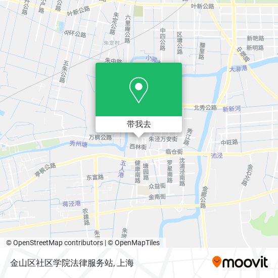 金山区社区学院法律服务站地图