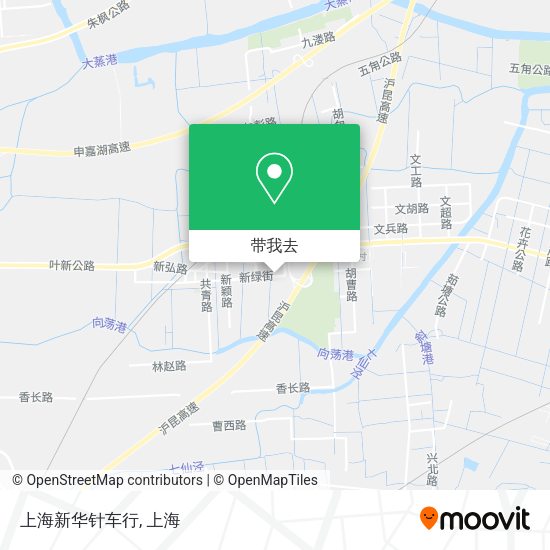 上海新华针车行地图