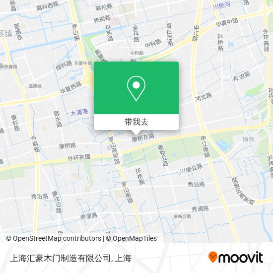 上海汇豪木门制造有限公司地图