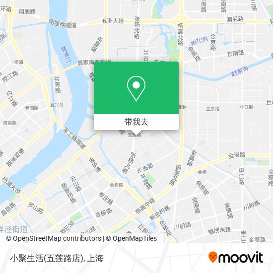 小聚生活(五莲路店)地图
