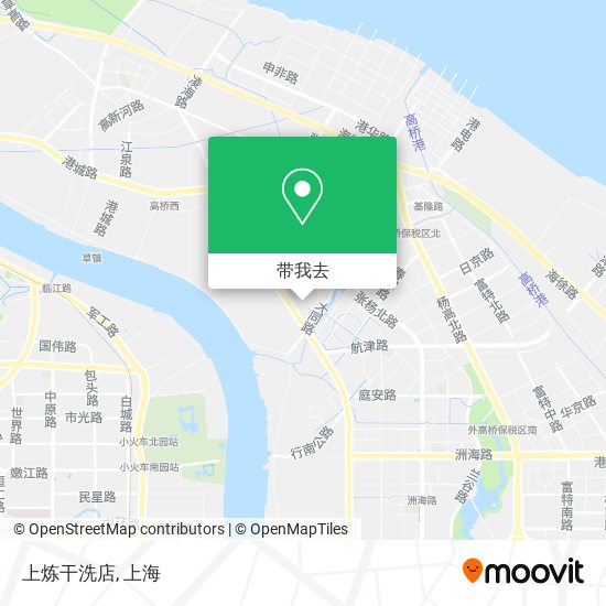 上炼干洗店地图