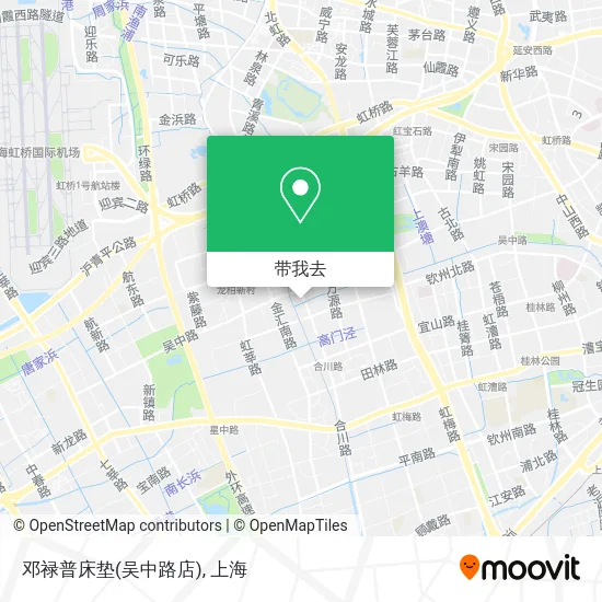 邓禄普床垫(吴中路店)地图