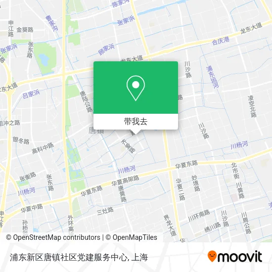 浦东新区唐镇社区党建服务中心地图